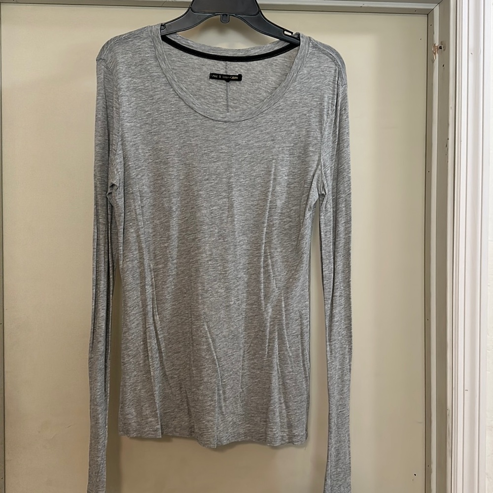 Rag & Bone gray long sleeve size L